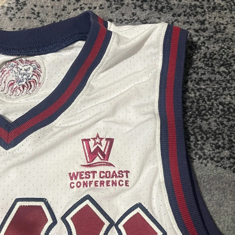 Adidas LMU Basketball Jersey Men XL White Loyola Marymount Lions NCAA Team Issue